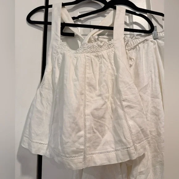 Free People Cream pant set - Picture 2 of 13